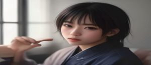 手机屏幕显示糖心视频播放界面，画质清晰，用户正在调整画质设置解决卡顿问题